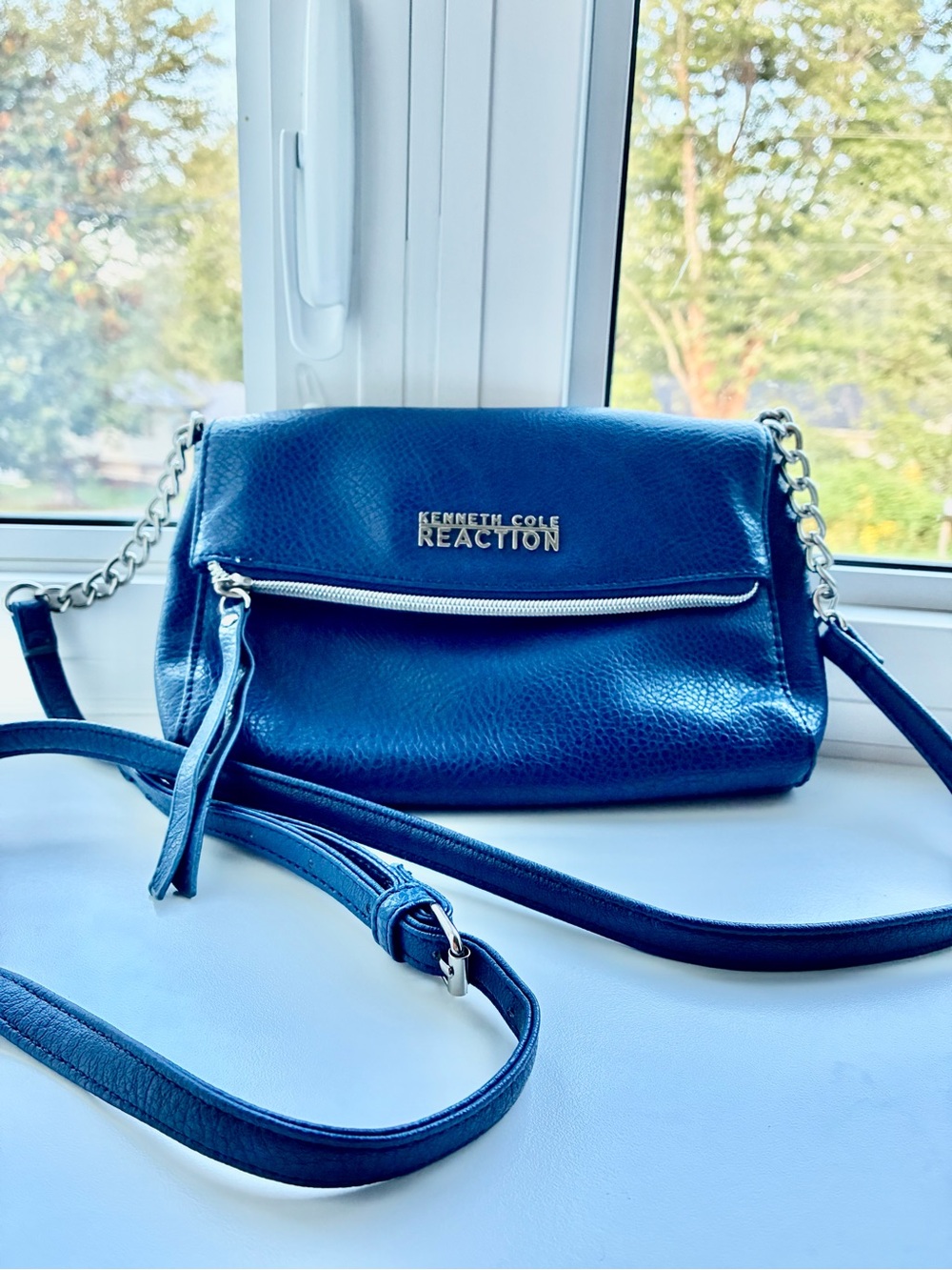 Kenneth Cole Reaction Navy Crossbody